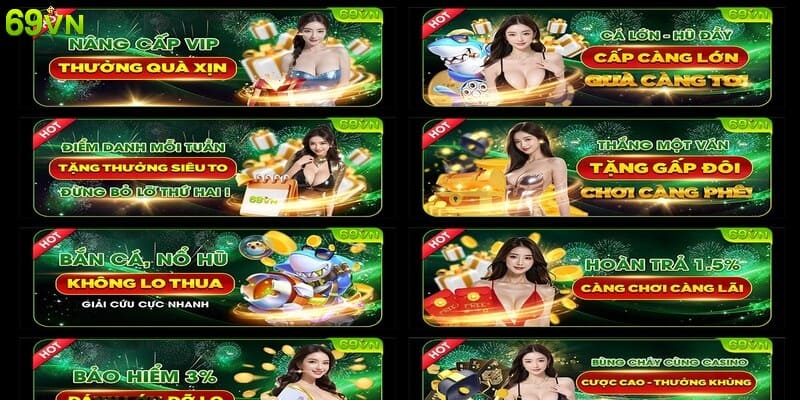 Chơi nổ hũ 69VN khuyến mãi bất tận Chơi nổ hũ 69VN khuyến mãi bất tận